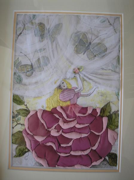 La jeune fille et les papillons